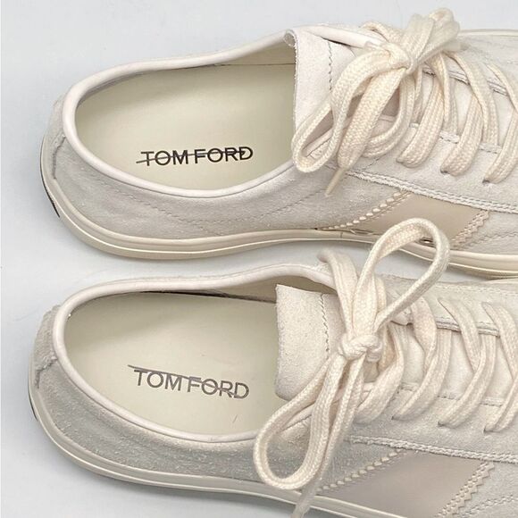 TOM FORD Suede Low-Top Sneakers size 8 - Picture 10 of 15